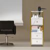 Beauty Salon Station Barber Stations w/Drawer, Makeup Storage w/Hair Dryer Holder Organizer Equipment for Barber-Stores view 4