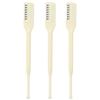 3Pcs Nasal Hair Cutter, 2 in 1 360 Degree Rotating Nose Hair Trimmer with Ear Picker, Double Sided Manual Nasal Beauty Tool for Women Men