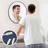 3Pcs Nasal Hair Cutter, 2 in 1 360 Degree Rotating Nose Hair Trimmer with Ear Picker, Double Sided Manual Nasal Beauty Tool for Women Men view 2