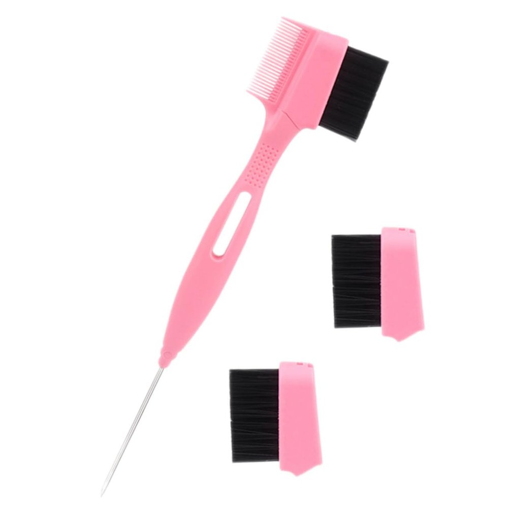 Happyyami Double-headed Eyebrow Brush Makeup Brushes for Women Hair Accessories for Girls Portable