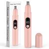 Bilitase Nose Hair Trimmer Rechargeable Cordless Painless Ear and Eyebrow Trimming Tool-Dual Edge Easy Cleansing for Man Woman (Pink) view 1