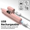 Bilitase Nose Hair Trimmer Rechargeable Cordless Painless Ear and Eyebrow Trimming Tool-Dual Edge Easy Cleansing for Man Woman (Pink) view 3