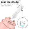 Bilitase Nose Hair Trimmer Rechargeable Cordless Painless Ear and Eyebrow Trimming Tool-Dual Edge Easy Cleansing for Man Woman (Pink) view 4