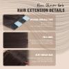 LuxeTress Tape in Hair Extensions Human Hair 14 Inch 50g 20Pcs Remy Human Hair Extensions Invisible Straight Seamless Tape in Extensions (14in, 50g, #2) view 2