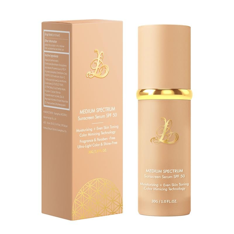 4-in-1 Smart Foundation SPF 50+30s Color Adapting24H Waterproof & SweatproofGym MakeupLightweight Hydrating (Light Spectrum, 30ml) (1pc)