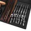 Anti-Slip Magnetic Haircut Mat with 6 Clipper Slots, 19.29"x12.6" Heat-Resistant Barber Organizer Pad for Salon Workstation (Black) view 4
