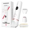 Bikini Trimmer for Women - MAXGROOM Waterproof Electric Razors for Women, Cordless Electric Shaver for Private Area with LED Display, USB Rechargeable & Travel Pouch, White view 1
