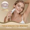 Bikini Trimmer for Women - MAXGROOM Waterproof Electric Razors for Women, Cordless Electric Shaver for Private Area with LED Display, USB Rechargeable & Travel Pouch, White view 3