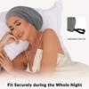 100% Mulberry Silk Bonnet for Sleeping Women Men, Real Silk Lined Sleep Cap with Adjustable Strap, Hair Wrap Slouchy Beanie for Curly Hair view 2