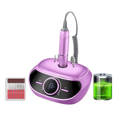 MHJKHG Nail Drill, 35000 RPM Nail Drill, Portable Electric Nail File for Pedicure Manicure Machine, Nail Art Salon Tools Professional Nail Tools