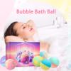 Bath Bombs Salt Balls,6 Natural Handmade Bath Bomb Kit,Organic Bathbombs with Rosemary Lemon Rose,Perfect for Bubble Spa Bath,Birthday Gifts for Boys, Girls view 2