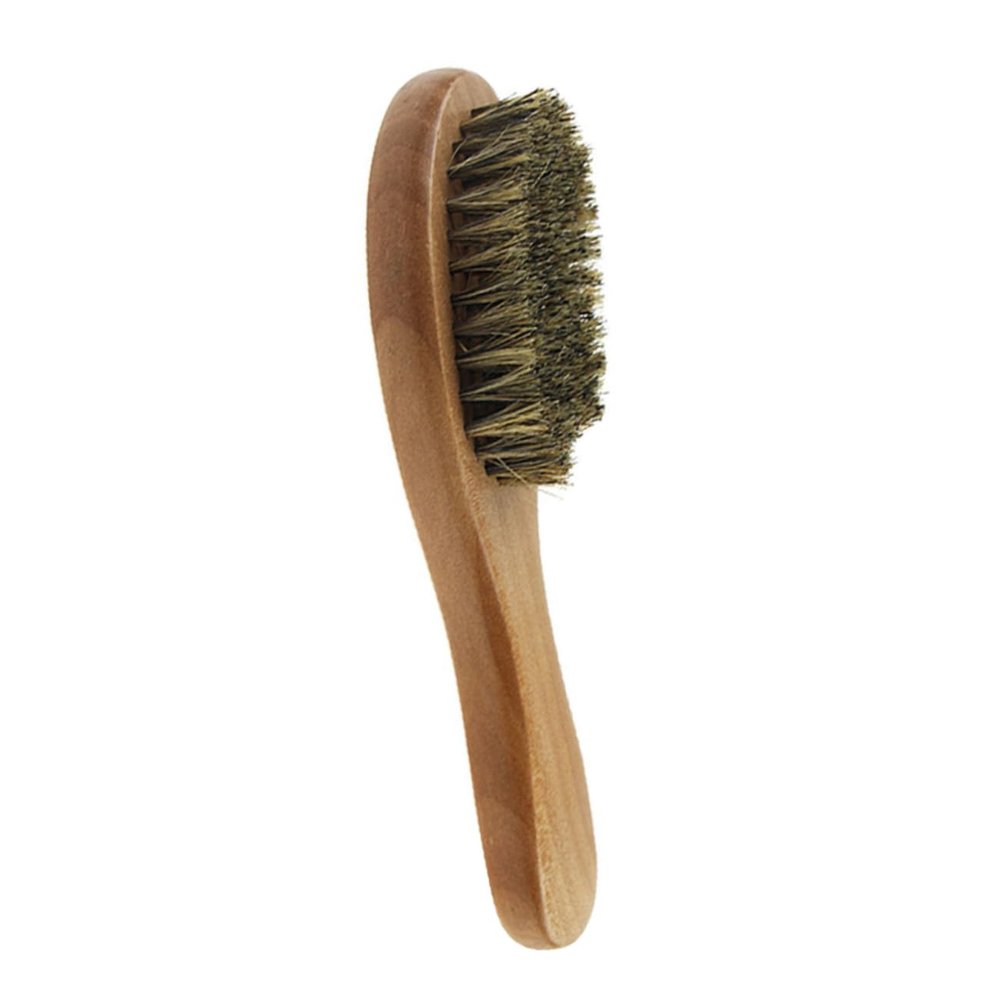 CTIRCHIU 2pcs Professional Beard Bristle Brush Mens Comb for Beard Shaving Styling Boar Bristle Accessories