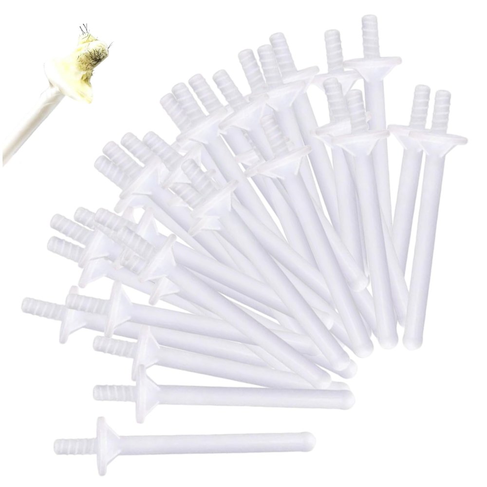Nose Wax Sticks, 60Pcs Nose Wax Sticks Safe PP Plastic Effective Hair Kit for Women Men Nostril Cleaning, Waxing