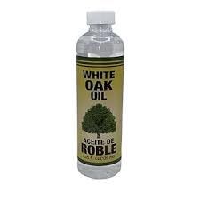 ACEITE DE Roble/White Oak Oil  4.05 fl oz (120 ml)  Natural Skin & Body Oil for External Use, Infused with Oak Bark Extract  Soothes Irritation, Nourishes & Protects Dry, Rough Skin