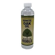 ACEITE DE Roble/White Oak Oil  4.05 fl oz (120 ml)  Natural Skin & Body Oil for External Use, Infused with Oak Bark Extract  Soothes Irritation, Nourishes & Protects Dry, Rough Skin