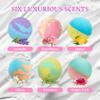 6PCS Bath Bombs Gift Set,Moisturizing Bubble Bath Bomb,Organic Bath Bombs for Women and Men,Relaxing Handmade Body Bath Ball,Gentle Bathbombs,Gift Idea for Birthday view 4