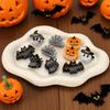 10Pcs Mini Halloween Hair Claw Clips for Girls and Women Small Hair Clips Halloween Gifts Boo Basket Stuffers for Women view 4