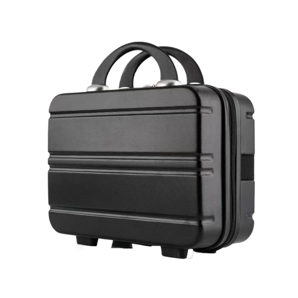 14 Inch Suitcase, Makeup Case, Small Luggage Storage Bag(Black)