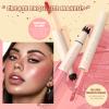 BEUKING Freckle Blush Pen, 2 in 1 Liquid Face Blush & Freckle Stamp for Cheek, Waterproof Sweatproof Long Lasting Freckles Tattoo Marker for Natural Sunkissed Makeup (02# Orange) view 4