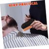 BAZEITFLOW 2Pcs Beechwood Beard Brush with Boar Bristle for Beard and Grooming Durable Hair Smoothing Tool Versatile for Shoe Cleaning and Grooming Needs view 3