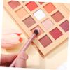 DECOMELODY Double Ended Makeup Brush for Eyebrows and Eyeshadow Professional Cosmetics Tool in Dark Matted Golden for Women for Travel and Daily Use view 4