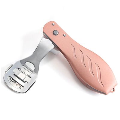 CALLARON Stainless Steel Pedicure Knife Foot Scraper Callus Remover Tool for Men Women Foot File Grinding Dead Skin Removal Accessory