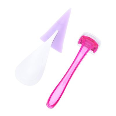 SAFIGLE 1Set Bikini Trimmer for Women Creative Silicone Razor for Private Areas Safe Hair Removal Tool Random Color for Daily Use and Precision Shaving