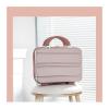 14 Inch Suitcase, Makeup Case, Small Luggage Storage Bag(Rosegold) view 3