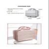 14 Inch Suitcase, Makeup Case, Small Luggage Storage Bag(Rosegold) view 4