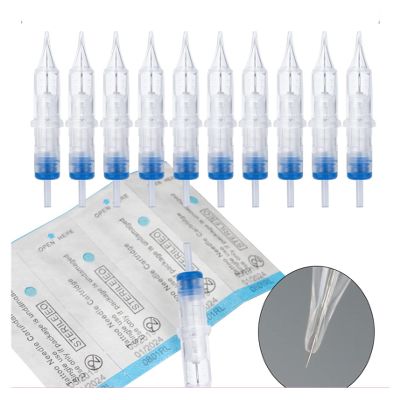Disposable 10pcs 1RL Sterile Tattoo Cartridge Needles Round Liner Tattoo Rotary Pen Supplies(10PCS 1201RL)