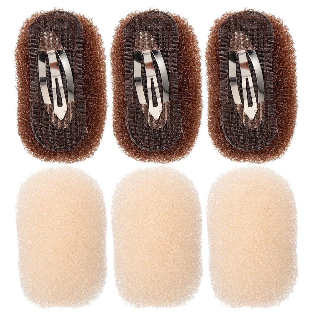6Pcs Hair Padding Hair Inserts and Bump It up Clips for Women Lady Girl Updos Beehive Styles