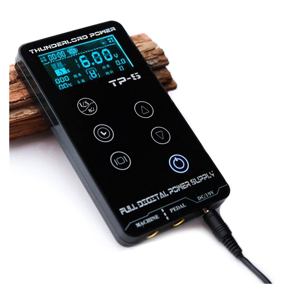 Digital Tattoo Power Supply LCD Touch Screen Display Professional Tattoo Power