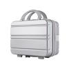 14 Inch Suitcase, Makeup Case, Small Luggage Storage Bag(Silvergray) view 1