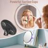 5" 30x Magnifying Makeup Mirror with Suction Cup,Compact Travel Size Vanity Mirror with Ring,30X Strong Manification Concave Mirror for Partial Close-up Makeup,Mid-size Portable Handheld Mirror view 4