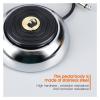 360 Stainless Steel Round Professional Tattoo Foot Pedal For Power Switch Tattoo Power Supply Accessories view 3