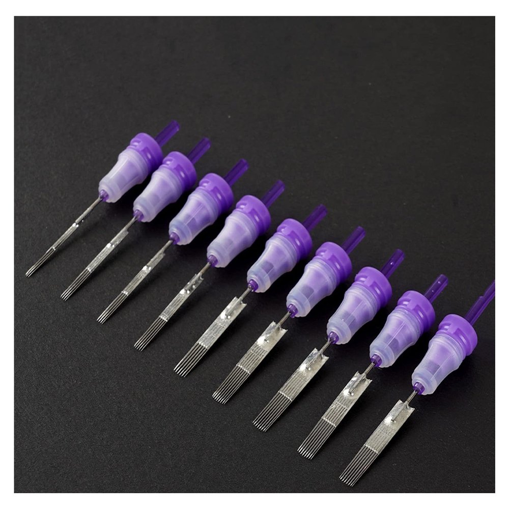 Sterilized Magnum Tattoo Needle Cartridge Permanent Makeup Needles Tattoo Cartridge Accessories 0.30MM/0.35MM(0.35mm12 Taper 3.5mm,07M)
