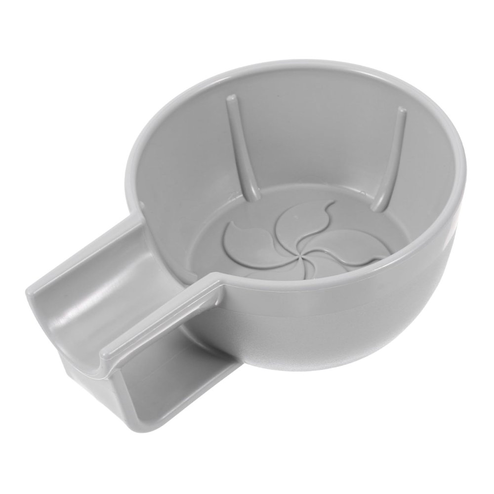 Homoyoyo Decorative Shaving Bowl for Men Durable Plastic Lathering Container Comfortable Grip Stable Base for