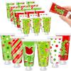 Leelosp 24 Pcs Red and Green Christmas Hand Cream Gift Bulk Green Funny Cartoon Mini Hand Lotion Travel Size Moisturizer Cream for Christmas Stocking Stuffers Gifts Calendar Advent Holiday Favors view 1