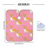 Cute Dogs Pink Barber Aprons Professional Hair Cape, Hair Cape for Haircuts 64.9 In x 55.1 In view 3