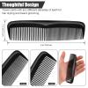 NICEMOVIC 5 Rolls Disposable Barber Paper Neck Strips and 150 Pack Pocket Combs for Men view 2