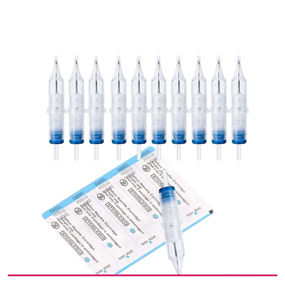 10/20/50 Pcs 1RL Disposable Sterile Tattoo Cartridge Needles Round Liner Tattoo Rotary Pen Supplies(0.35mm 12,10pcs Extreme 1RL)