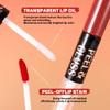 BEUKING 2 in 1 Peel Off Lipstick & Moisturizing Lip Oil, Matte + Mirror Lip Tint Waterproof Highly Pigmented Smooth Lip Gloss Long Lasting Lip Stain for Daily Makeup (#08 Bella Stain, 0.7 OZ) view 4