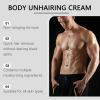 Gentle Men's Hair Removal Cream for Father's Day Gift - Fast Acting Depilatory Cream with Plant Extracts - Sensitive Skin Body Hair Remover - 3.38 fl oz (1) view 4