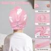 Basumee Microfiber Hair Towel Wrap for Kids 2 Pack Rapid Drying Hair Towel with Button Hair Turbans for Wet Hair Wraps Head Towel Wrap for Women and Girls view 3