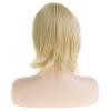 Baruisi Blonde Short Hair Wigs for Women Synthetic Straight Natural Looking Cosplay Wig with Bangs view 4