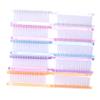 ELAYARD 10pcs Long Handle Fingernail Scrub Brushes with Grip Versatile Cleaning Tools for Nails Toes and Household Surfaces Durable Bristles for Scrubbing view 1