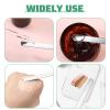 3 Pcs Metal Makeup Spatula Applicator Foundation Spatula Kit Stainless Steel Cosmetic Spatulas Beauty Face Cream Applicator Double Edged Face Mask Spatulas for Application Foundation view 4