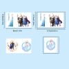 100Sheets Frozen Temporary Tattoos for Kids,Cartoon Frozen Temporary Tattoos Gift For Fan Birthday Party Decorations for Girl Boys Home Activity Class Prizes Carnival Christmas Rewards view 3