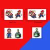 100Sheets Mario Temporary Tattoos for Kids,Cartoon Mario Temporary Tattoos Gift For Fan Birthday Party Decorations for Girl Boys Home Activity Class Prizes Carnival Christmas Rewards view 3