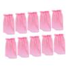 10 Pcs Bathing Skirts Non Woven Spa Wear Versatile Breast Wraps Bath Shirts Fits for Spa and Skincare Services Pink view 1
